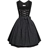 Almsach Dirndl Amelie in schwarz - 2