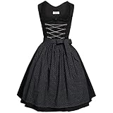Almsach Dirndl Amelie in schwarz - 3