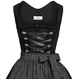 Almsach Dirndl Amelie in schwarz - 4