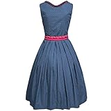 Almsach Dirndl Stupsi in blau - 5