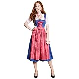Almsach Dirndl Stupsi in blau - 6