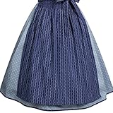 Almsach Dirndl Malina in grau und blau - 3