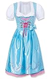 Stockerpoint Midi Dirndl Jasmin türkis inkl. Schürze - 3