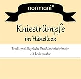 Damen Trachtensocken Häkellook Kniestrümpfe - 2