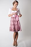 Ludwig und Therese Trachten Dirndl Amy midi rosa 11200 - 2