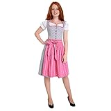 Midi Dirndl Natalie in Grau von Almsach - 6