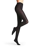 FALKE Damen Strickstrumpfhose 40081 Cotton Touch TI, Gr. 40/42 (M), Schwarz (black 3009) - 2
