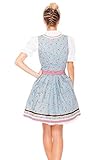 Krüger MADL Dirndl Kleid Mini blau – rot - 4