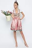 Krüger Damen Mini Dirndl Rike grün/rosa - 5