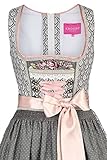 Krüger Madl Dirndl Vintage-Stil schwarz rosa - 2