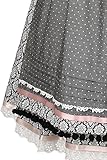 Krüger Madl Dirndl Vintage-Stil schwarz rosa - 3