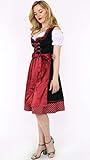 lifos Dirndl 3Tlg. Gr. 34 bis 52 WEINROT - 2