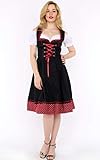 lifos Dirndl 3Tlg. Gr. 34 bis 52 WEINROT - 3