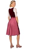 MarJo Samt Dirndl Inka Rubinrot - 6