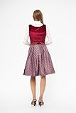 Lifos Dirndl Samtstoff 2 tlg. Weinrote - 5