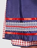 Fuchs Trachtenmoden Damen Dirndl Mini Kariert (rot/blau) - 5