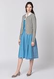 Stockerpoint Marissa Damen Trachtenstrickjacke, Grau Hellblau - 2