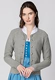 Stockerpoint Marissa Damen Trachtenstrickjacke, Grau Hellblau - 4