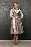 Edelnice Trachtenmode Exklusives Designer Midi Dirndl Claire mit Knopfleiste inkl. Dirndlschürze - 2