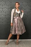 Edelnice Trachtenmode Exklusives Designer Midi Dirndl Claire mit Knopfleiste inkl. Dirndlschürze - 3