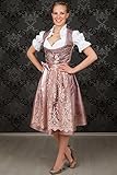 Edelnice Trachtenmode Exklusives Designer Midi Dirndl Madeleine inkl. Spitzen Dirndlschürze und Charivari - 2