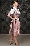 Edelnice Trachtenmode Exklusives Designer Midi Dirndl Madeleine inkl. Spitzen Dirndlschürze und Charivari - 5
