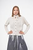 Lifos Damen Trachtenjacke – Strickjacke – Beige - 3