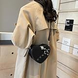 Dirndl Herztasche für Damen & Mädchen Schwarz - 6
