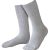 Trachtensocken weiß Zopfmuster
