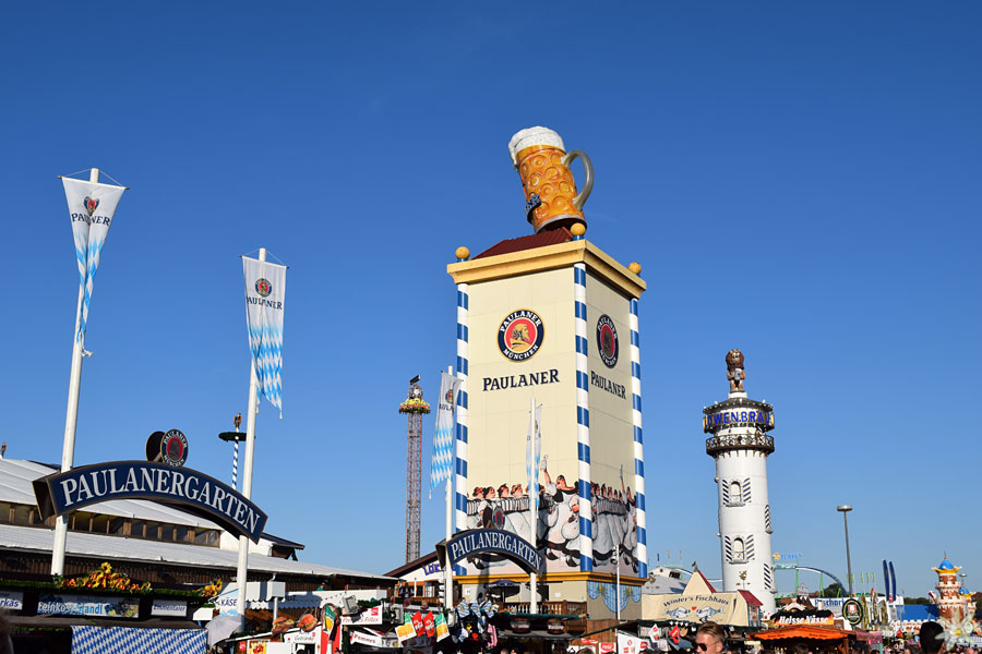 Winserer Fähndl Paulaner Zelt Aussen Wiesn 2015