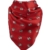 Feines Tuch mit Edelweiss 60 X 60 cm rot - 