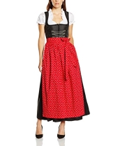 Stoiber Trachten Dirndl schwarz / rot A113152 - 9