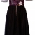 Blitz BT04 Dirndl 3 tlg. Trachtenkleid Kleid, Bluse, Schürze, ca. 115cm Größe: 34 bis 42 , Lila & Schwarz, (34) - 3