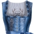 Midi Dirndl Christel in Blau von Tramontana, Größe:36;Farbe:Blau - 2