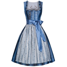 Midi Dirndl Christel in Blau von Tramontana, Größe:36;Farbe:Blau - 1