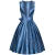 Midi Dirndl Christel in Blau von Tramontana, Größe:36;Farbe:Blau - 5