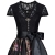 Midi Dirndl Toska in Schwarz von Tramontana, Größe:40;Farbe:Schwarz - 3