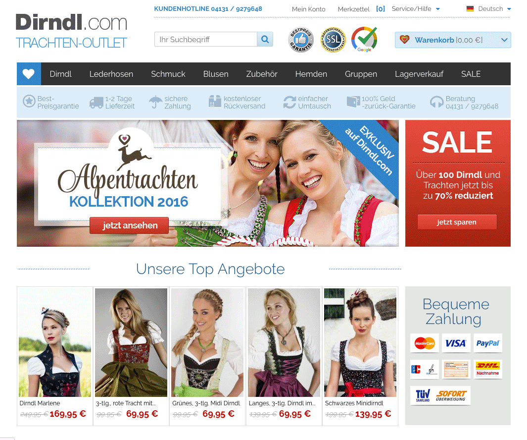dirndl.com Logo